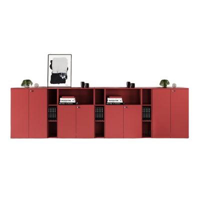 Armoire à fichiers verrouillée en bois pour les environnements de bureau modernes et fonctionnels
