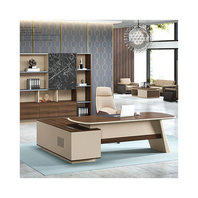 Chef meubles de bureau de luxe en forme de L ensemble pour la maison moderne tech bureau administratif