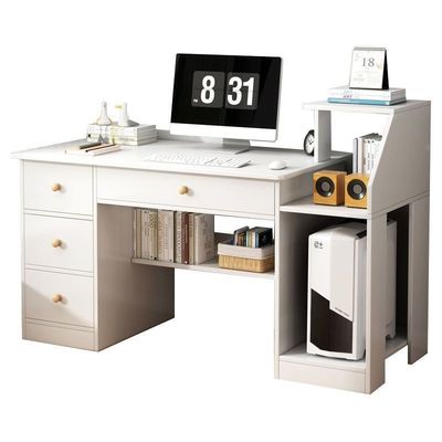 Bureau de bureau à domicile de conception contemporaine avec rangement multifonctionnel et support d'unité principale