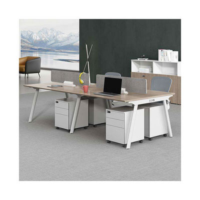 Meubles de bureau modernes Panneau MDF Tableaux et chaises de bureau pour bureau du personnel