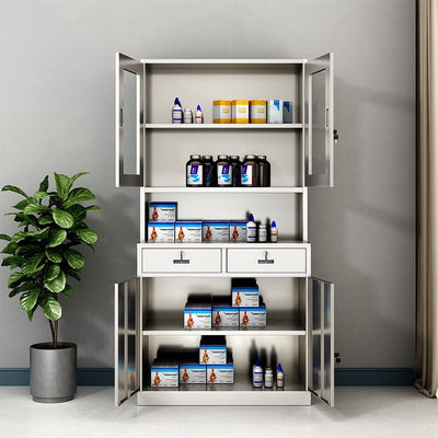 90*40*180cm Spécifications Armoire médicale en acier inoxydable pour hôpital et clinique