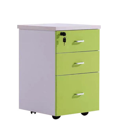 Armoire de bureau verrouillable en bois massif avec conception push-pull