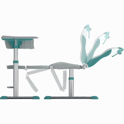 Conception moderne de l'étude reculée réglable bureau et chaise ensemble pour l'enseignement à domicile à l'école