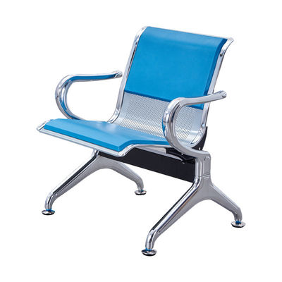 Meubles d'hôpital PU Chaises d'attente d'hôpital en acier inoxydable Chaise de rangée publique