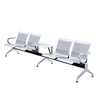 Meubles d'hôpital PU Chaises d'attente d'hôpital en acier inoxydable Chaise de rangée publique
