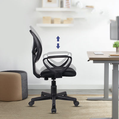 Chaise de rédaction à puce moderne réglable et pivotante pour le personnel de bureau de petite taille