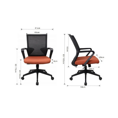 Chaise de bureau en maille moderne à prix abordable avec recul de conception simple chaise élévatrice ergonomique