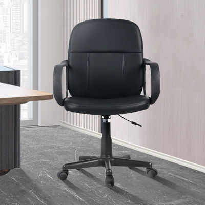 Y dossier en cuir authentique chaise de bureau ordinateur chaise de conférence bureau pivotante