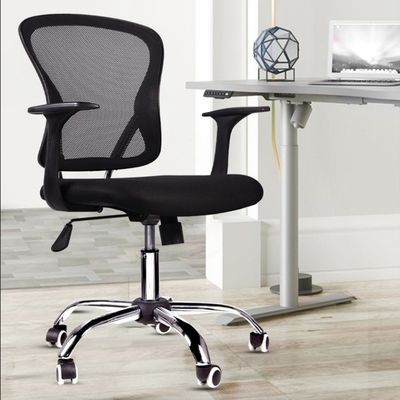 OEM Comfort Mesh Chaise de travail de bureau à mi-arrière CBM 0.33CBM Chaise d'ordinateur de bureau pour visiteurs