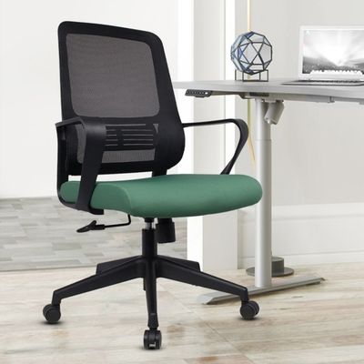 Modernez votre espace de travail Confort Grand salon pivotant avec accoudoirs et jambes en métal