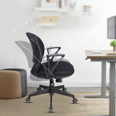 Base et accoudoirs épais pour un confort optimal 2024 Chaise pivotante noire exécutive