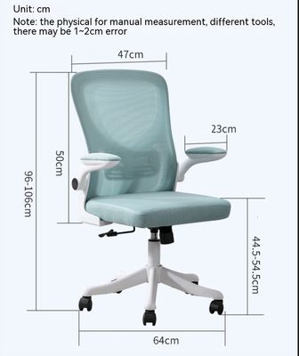 Chaise de bureau à dos haut respirant chaise en maille pour meubles de bureau modernes