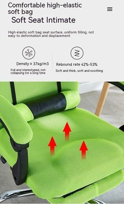 Chaise de bureau en maille de formation de conférence réglable en hauteur avec conception pivotante et en maille