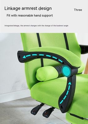 Chaise de bureau en maille de formation de conférence réglable en hauteur avec conception pivotante et en maille