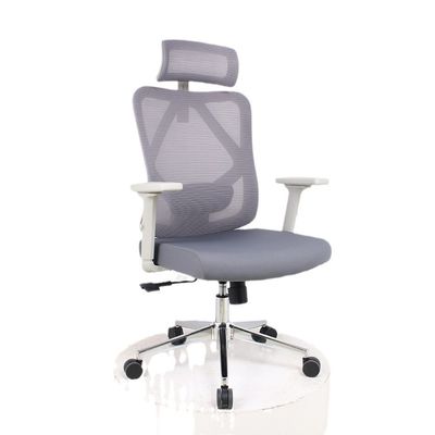 Chaise de bureau en maille de design lombaire ergonomique avec porosité et coussin d'éponge confortable