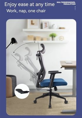 Chaise de bureau en maille de design lombaire ergonomique avec porosité et coussin d'éponge confortable