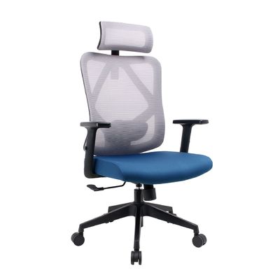 Chaise de bureau en maille de design lombaire ergonomique avec porosité et coussin d'éponge confortable
