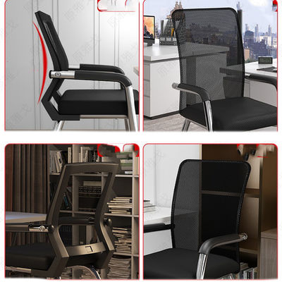 Chaise de conférence pliable en forme d'arc en maille simple et moderne pour un siège confortable
