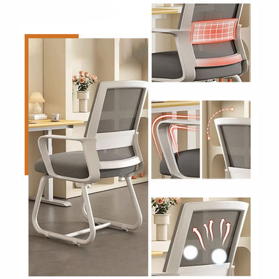 Style chaise en maille respirante ergonomie haut dos milieu dos pour le bureau à domicile et les jeux