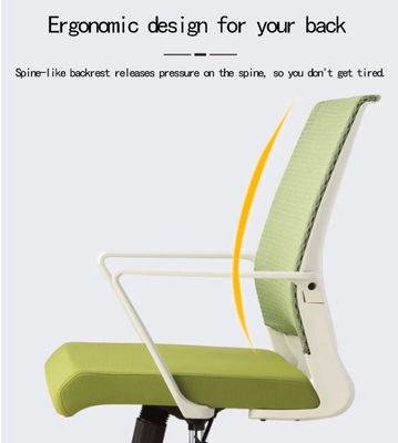 Couleurs personnalisées Chaise de bureau en maille ergonomique avec dossier complet réglable en hauteur