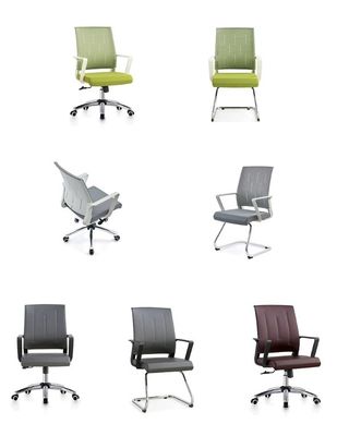 Couleurs personnalisées Chaise de bureau en maille ergonomique avec dossier complet réglable en hauteur