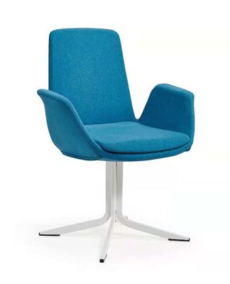 Pas de fauteuil de bureau plié fauteuil de mode fauteuil en tissu multicolore fauteuil PC avec jambes métalliques