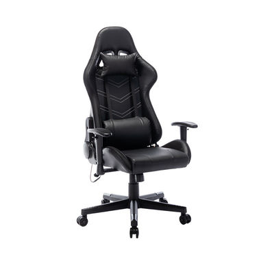 Chaise PC ergonomique avec inclinaison réglable et chaise de jeu à guichet unique en cuir imité