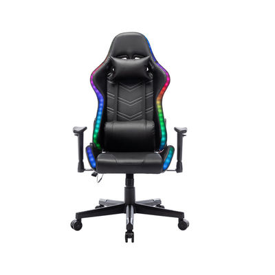 Chaise PC ergonomique avec inclinaison réglable et chaise de jeu à guichet unique en cuir imité