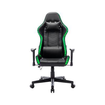 Chaise de jeu réglable en position couchée, en un seul endroit, imitation en cuir, coussin lâche, chaise de PC ergonomique