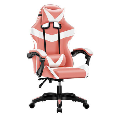 Chaise de jeu noire certifiée ISO9001/ISO14001 avec rouleaux en nylon en PU de 60 mm approuvés par BIFMA
