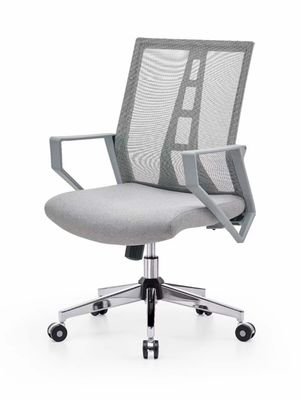 Chaise de bureau en maille bleue pivotante réglable pour un design moderne et des sièges confortables
