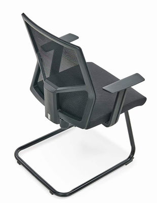 Chaise de bureau pivotante en maille respirante avec roues et élévateur PU 3 ans après-vente