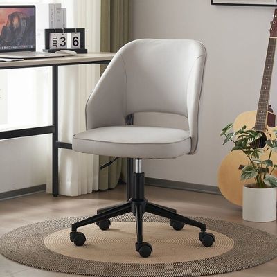 Petite chaise de bureau pour adultes avec roues et support lombaire PU 3 ans après-vente