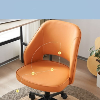 Petite chaise de bureau pour adultes avec roues et support lombaire PU 3 ans après-vente