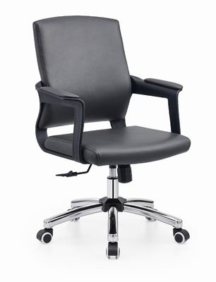 Chaise de bureau ergonomique tournante avec support lombaire et accoudoirs