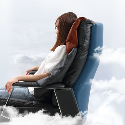 Chaise PC en cuir à dos haut automatique pour la maison avec fonction de levage rotatif et réglable