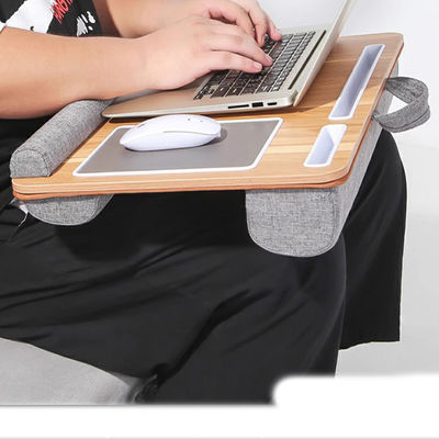 Plateau de travail pour ordinateur portable rembourrée et table de jeu cadre réglable 1100-1800 mm pour le bureau à domicile