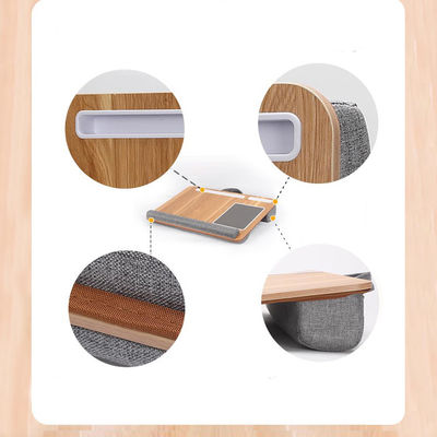 Plateau de travail pour ordinateur portable rembourrée et table de jeu cadre réglable 1100-1800 mm pour le bureau à domicile