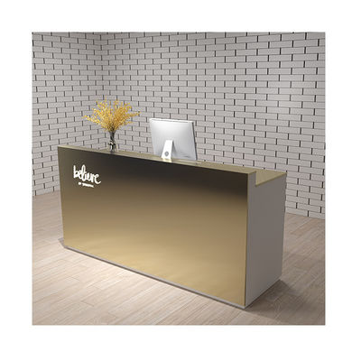Tableau de réception OEM avec tiroirs et armoires en carton mélamine MDF/MFC E1