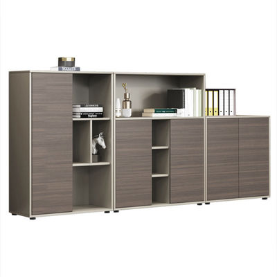 Correc Assemblé Armoire de dossiers de bureau en bois Armoire basse en verdure pour le stockage du salon de la garde-manger