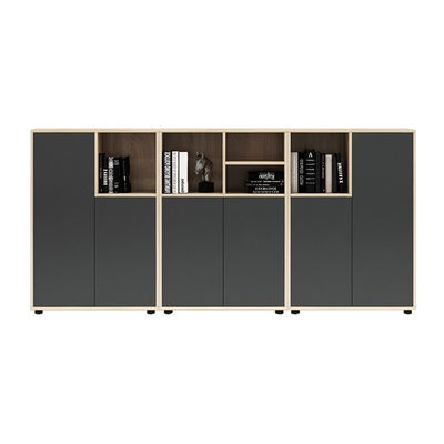 Armoire basse de bureau à rainure de fleurs fonctionnelle et durable pour le stockage de cloisons de bureau