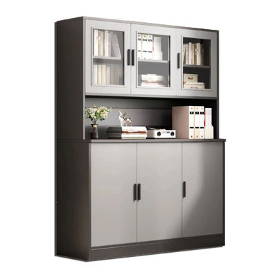 Armoire de rangement en bois spacieuse pour les certificats et les trophées dans le bureau ou le salon