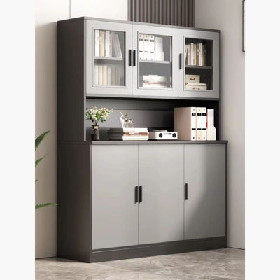 Armoire de rangement en bois spacieuse pour les certificats et les trophées dans le bureau ou le salon