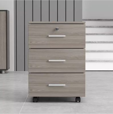Armoire verrouillable polyvalente à trois tiroirs pour le stockage de fichiers de bureau et l'organisation du courrier