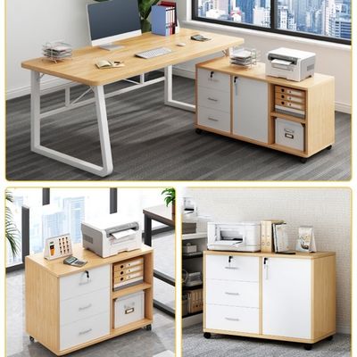 Organisation pratique du bureau Armoire verrouillable avec tiroirs et étagères réglables