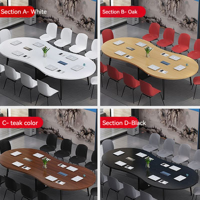 Table et chaise de formation modernes pour des négociations productives dans les salles de conférence