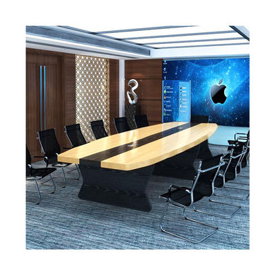 E1 Table et chaise de conférence MDF/MFC Melamine Board Combination pour bureaux modernes