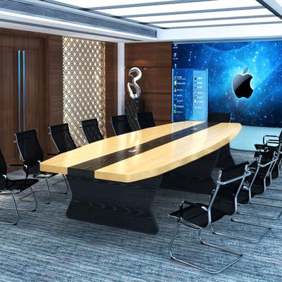 E1 Table et chaise de conférence MDF/MFC Melamine Board Combination pour bureaux modernes