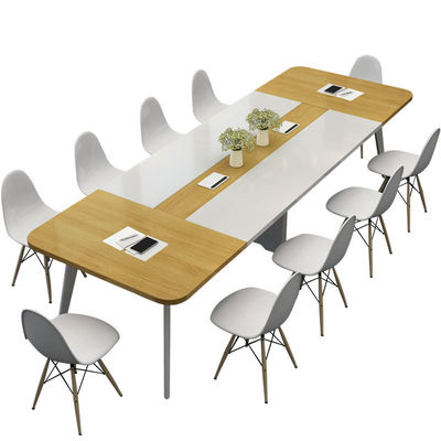 Tableau de conférence moderne simple et longue en bois