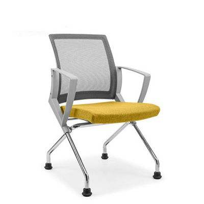 Chaise d'entraînement pour élèves de l'école pliable en tissu en maille de plastique en PP avec roue et sans manège